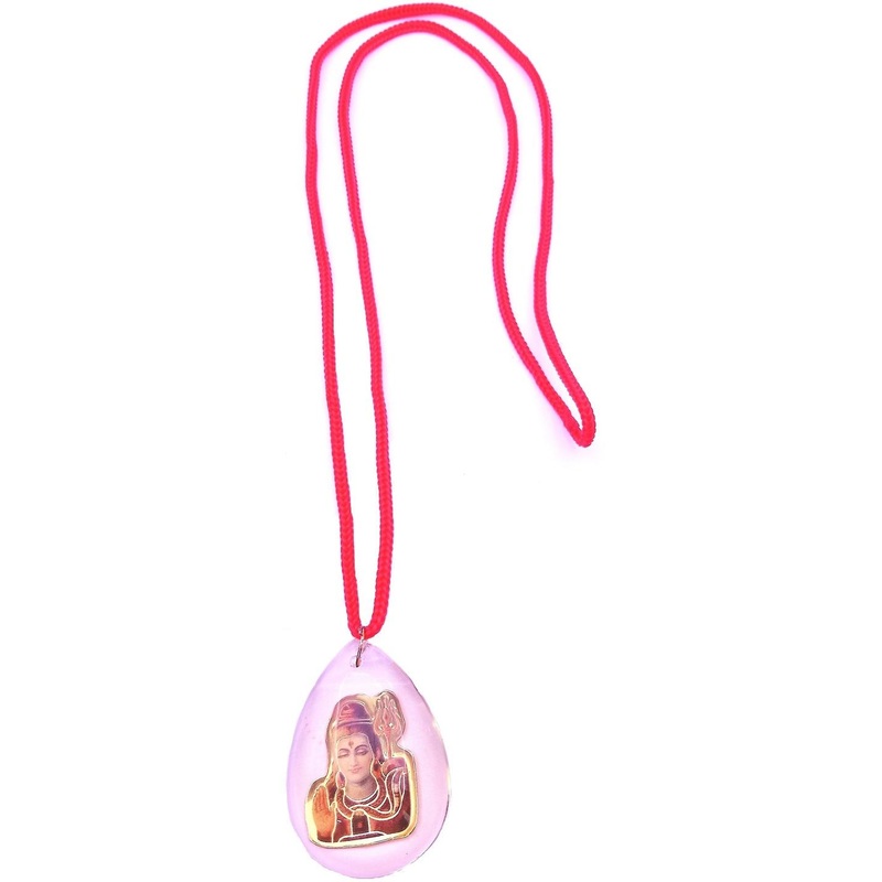 RAVIOUR LIFESTYLE  Unisex White Alloy Crystal Pendant