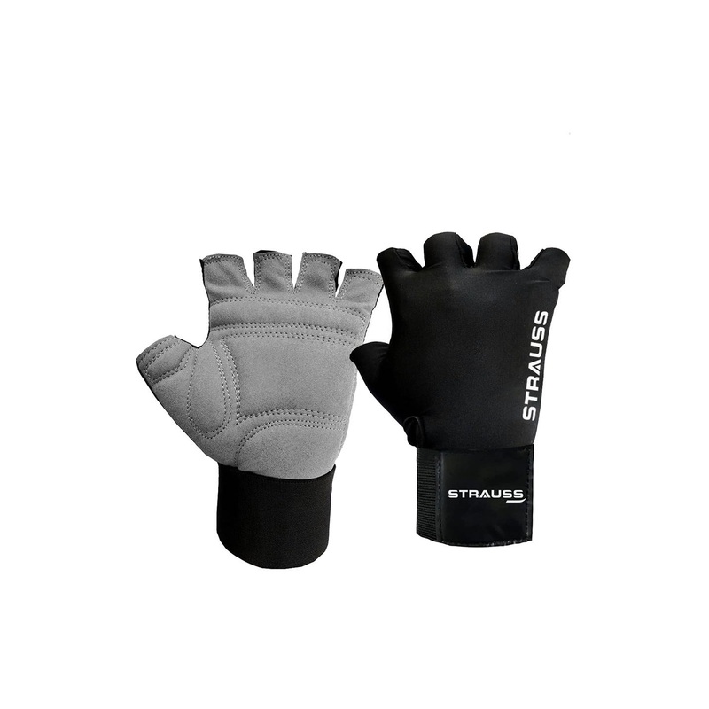 STRAUSS Patterned Weight Lifting Fitness Gym Hand Gloves