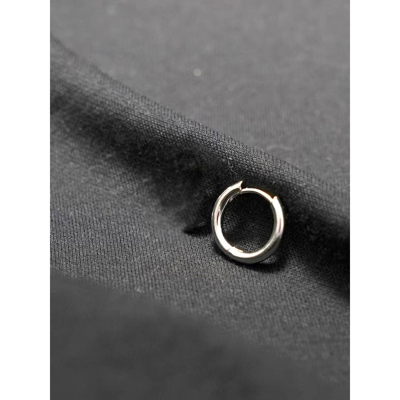 The Roadster Lifestyle Co. Men Circular Shaped Hoop Earrings