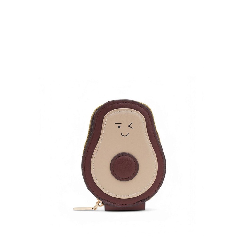 CLARABAE Men Coin Pouch Leather Two Fold Wallet