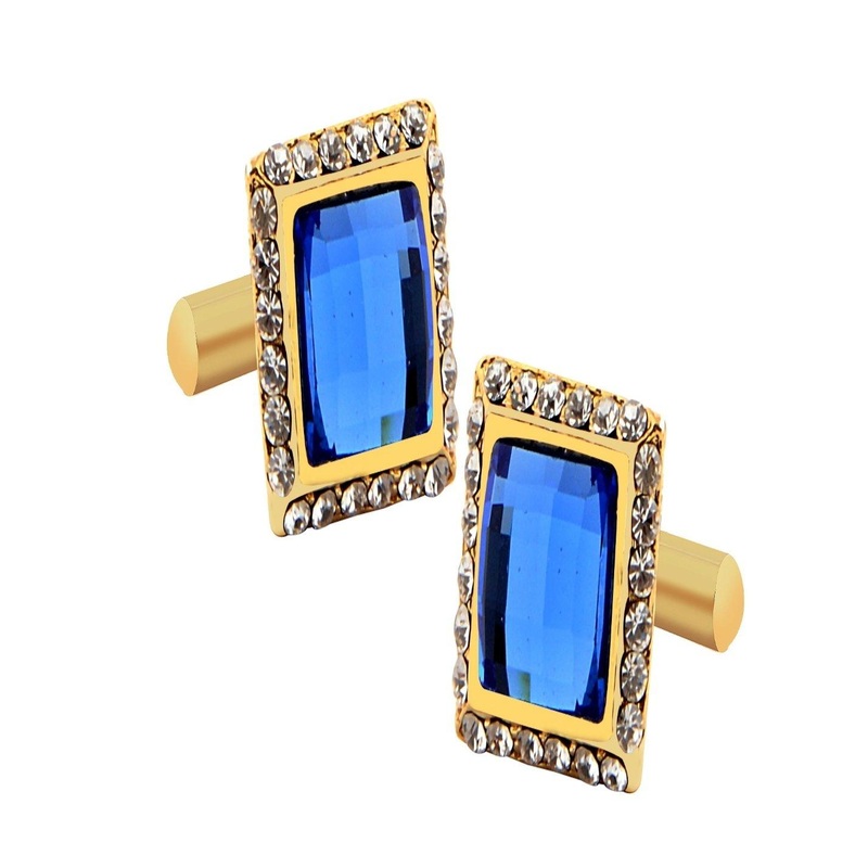 Curren Men Embellished Square Cufflink