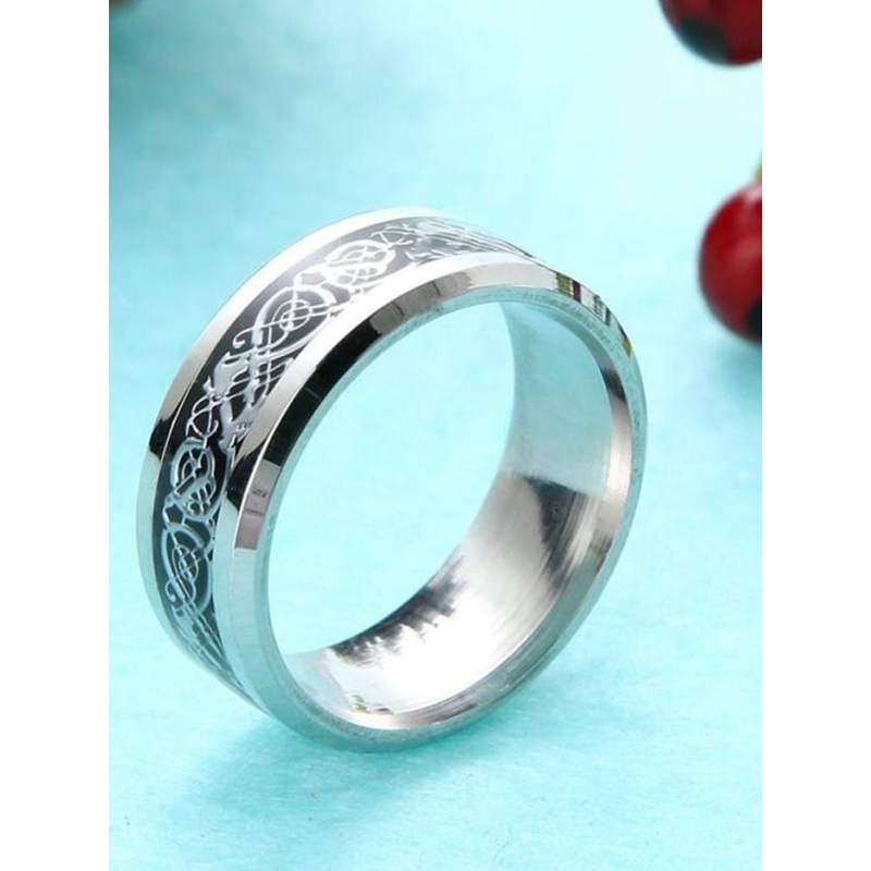 KARISHMA KREATIONS Stainless Steel Dragon Finger Ring