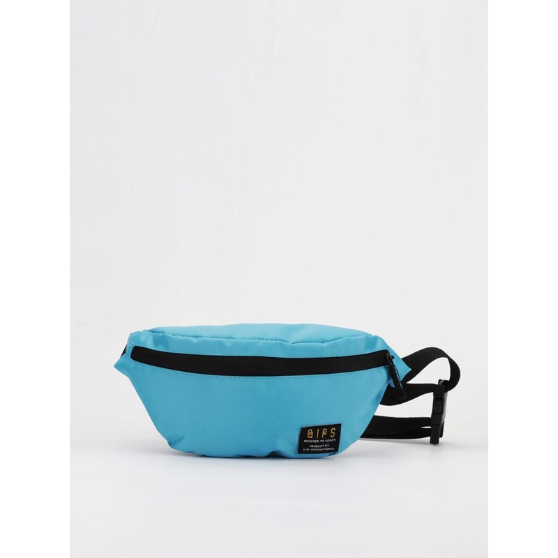 QIPS Unisex Blue Solid Fanny Pack