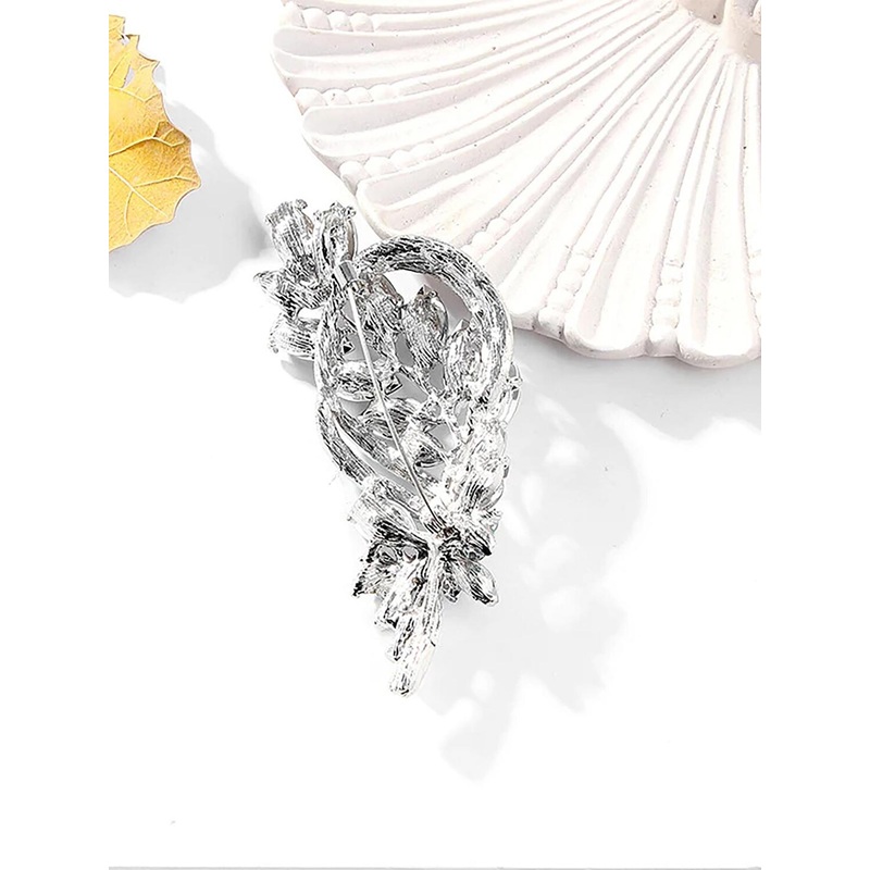 SYGA Unisex Crystal Lapel Pin