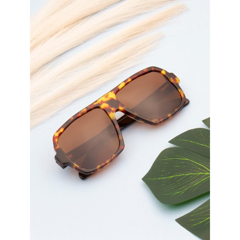 Ted Smith Unisex Square Sunglasses with Polarised Lens FORD_C7