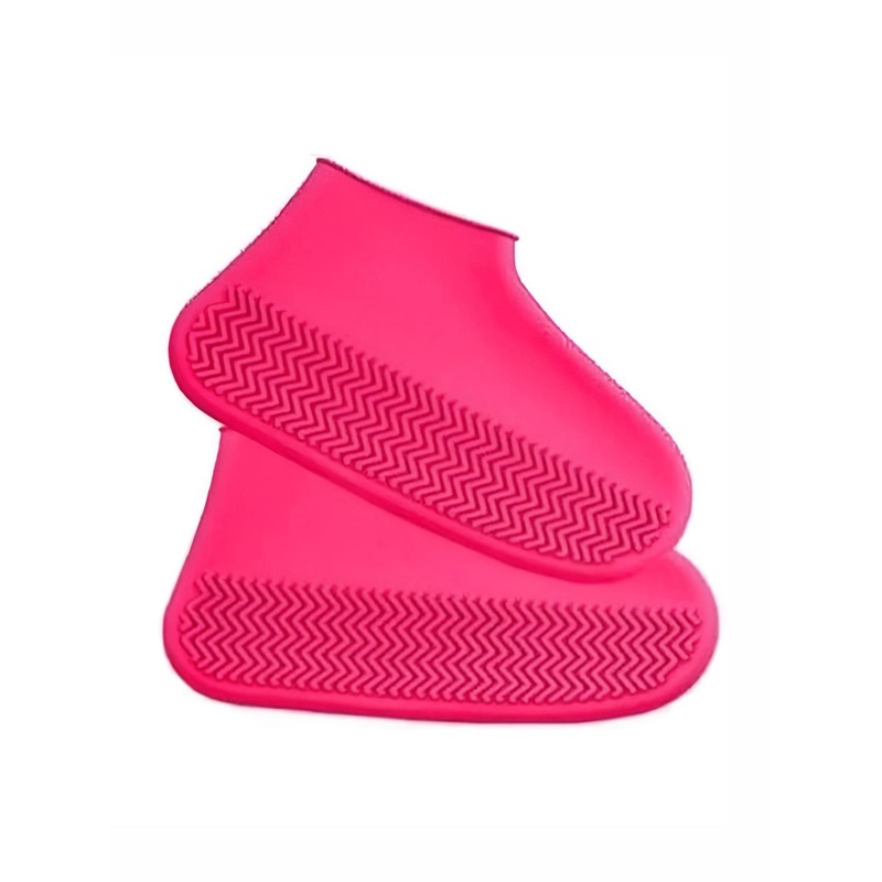 upkaranwale Pink Reusable Waterproof Silicone Shoe Covers