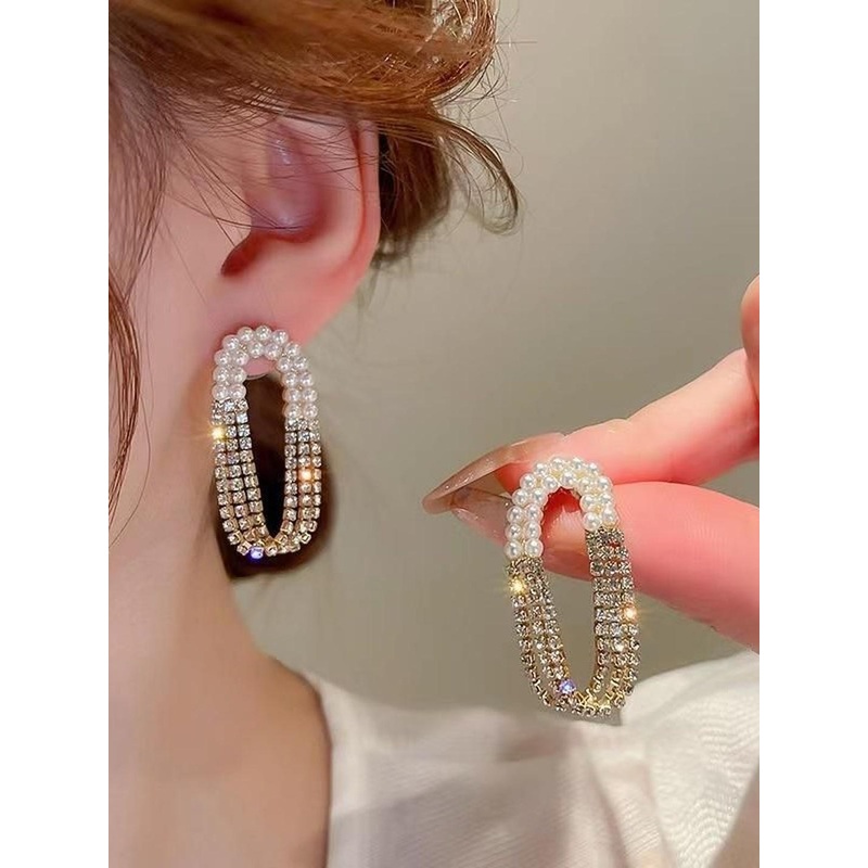 Earrings Girls Korean Western Fashion Earring