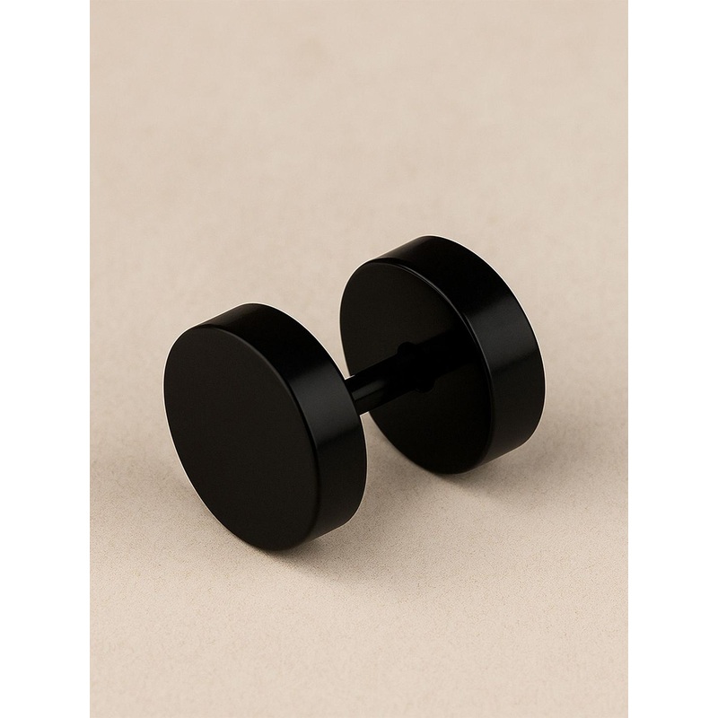 Adwitiya Collection Men Dumbbell Shaped Studs