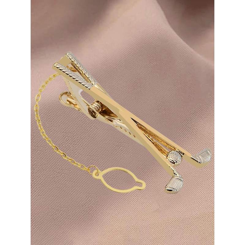 Curren Men Golf Club Shaped Minimal Tie Pin