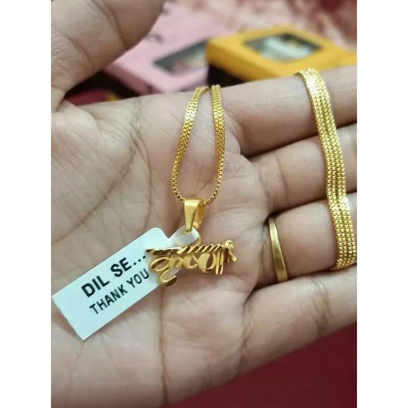 Jemeefly Gold-Plated Contemporary Pendants with Chains