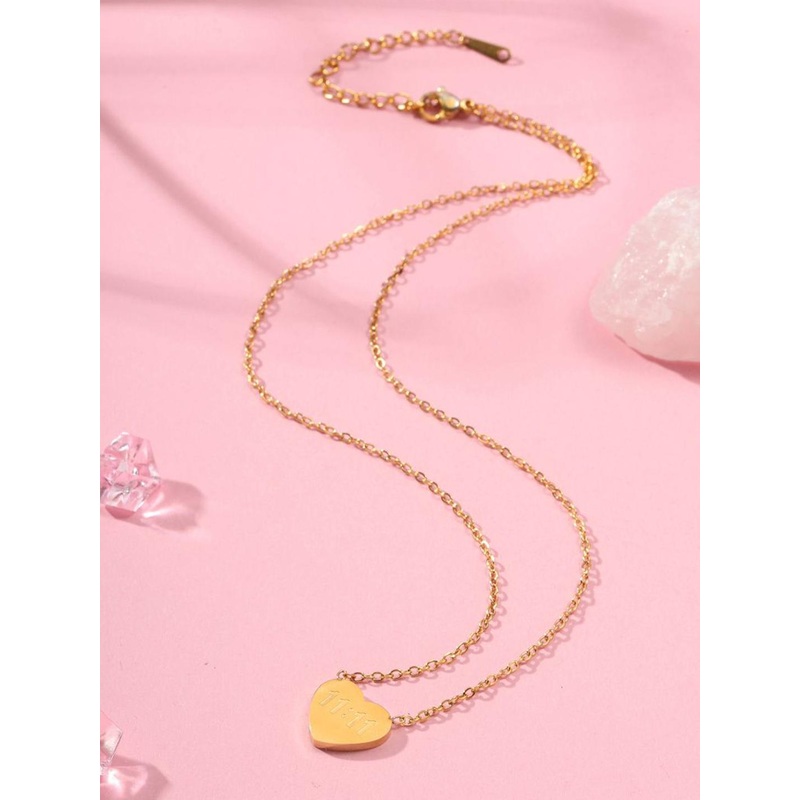 SALTY Set Of 5 Rings With Wishkeeper & Sunshine Pendant Chain Jewellery Set