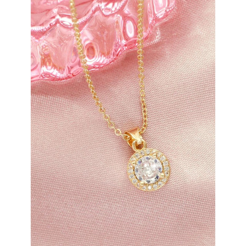 SALTY Stones Studded Gleam Kiss & Forever Radiance – Pendant & Ring Jewellery Set