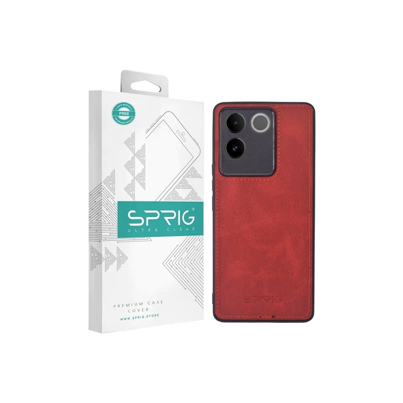 SPRIG iQOO Z7 Pro 5G Matte PU Leather Back Cover