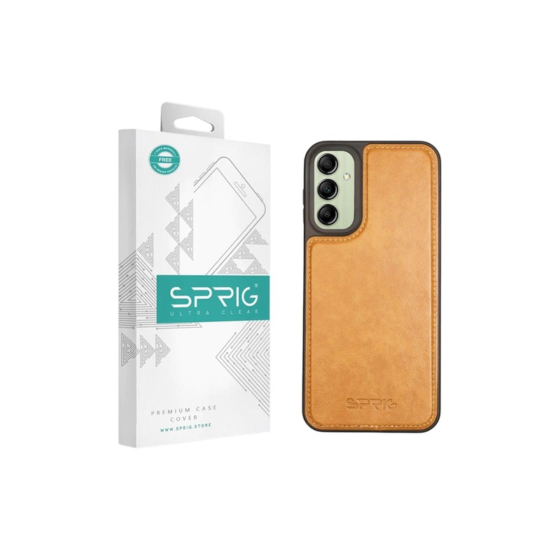 SPRIG Samsung Galaxy A14 5G Glossy PU Leather Back Cover