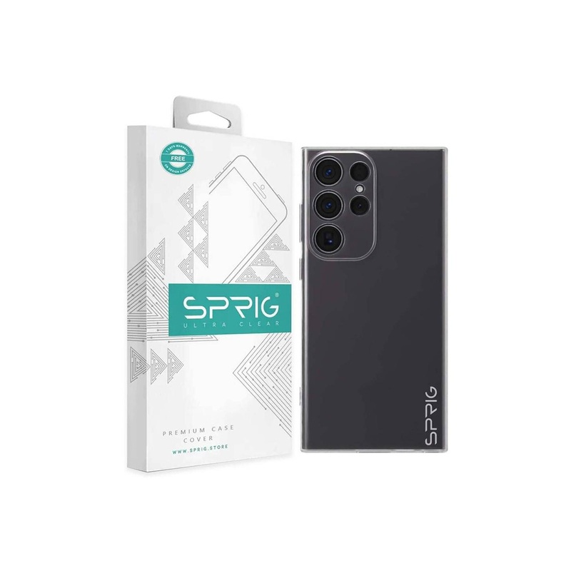 SPRIG Samsung Galaxy S23 Ultra 5G Transparent UV Grade Back Cover