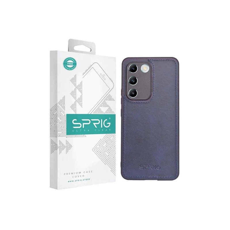 SPRIG vivo Y200e Matte PU Leather Back Cover