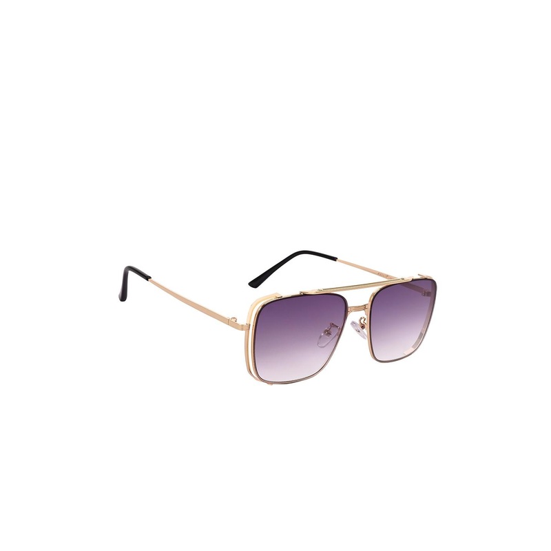 AISLIN Men Wayfarer Sunglasses With UV Protected Lens ES_12859-91-AS-80701-PUR-GLD-WF