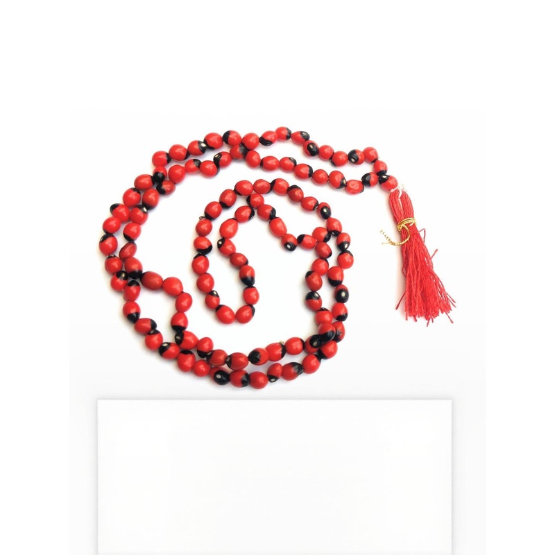 Apnisanskriti Unisex Red Gunja Mala 108+1