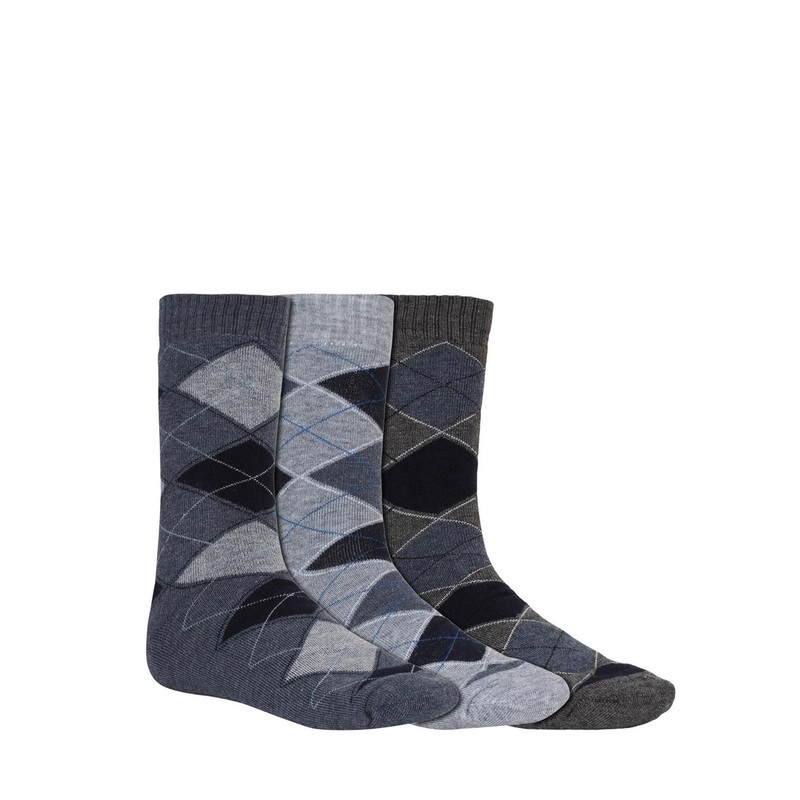 Creature Men Pack Of 3 Assorted Calf-Length Socks