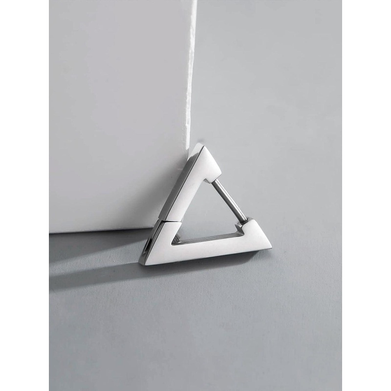 KRENOZ Triangular Hoop Earrings