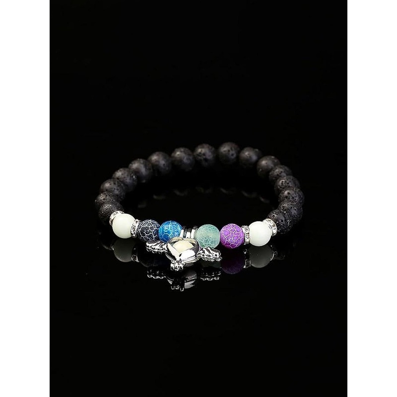 Lila Unisex Glow Beaded Wraparound Bracelet