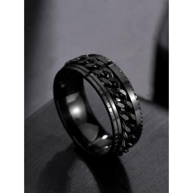 Lila Unisex Stainless Steel Rotatable Thumb Finger Ring