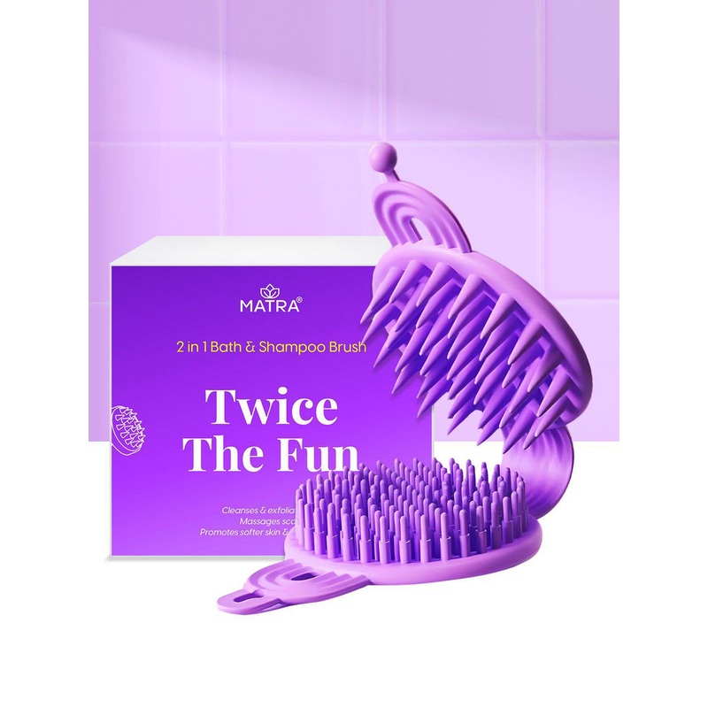 MATRA 2 In 1 Bath & Shampoo Brush