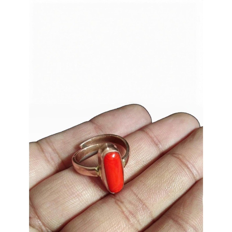 RAVIOUR LIFESTYLE Unisex Coral Studded Finger Ring
