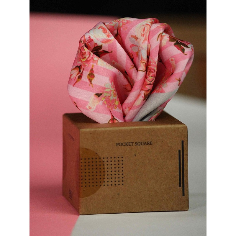 Tossido Men Floral Printed Pocket Square