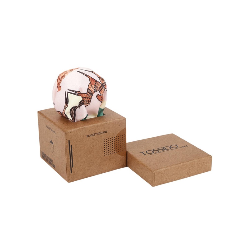 Tossido Men Novelty Printed Pocket Square