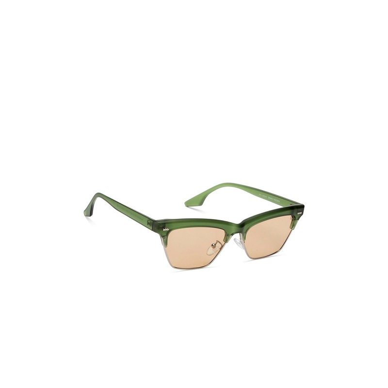 Vincent Chase by Lenskart Unisex Browline Sunglasses with Polarised and UV Protected Lens 212300