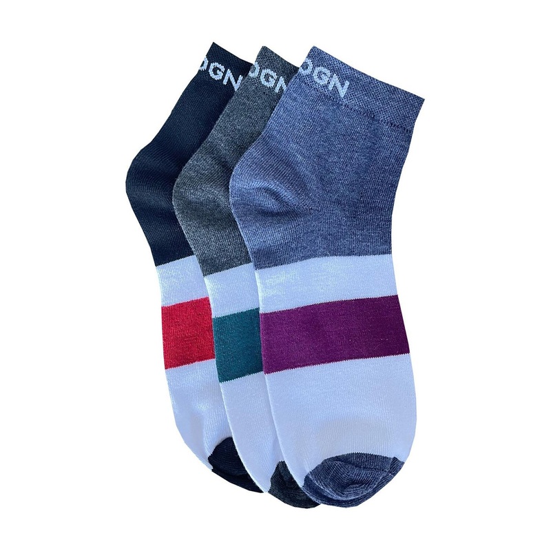 WROGN Men Pack Of 3 Colour-Blocked Socks