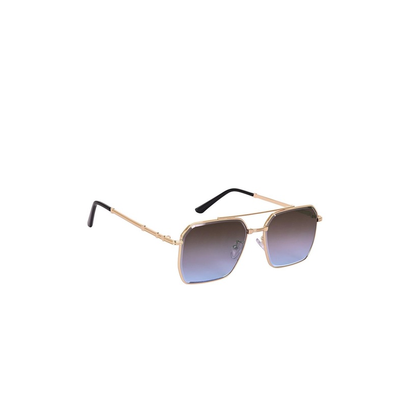 AISLIN Men Wayfarer Sunglasses with UV Protected Lens ES_12862-91-AS-2325-BRBL-GLD-WFSQ