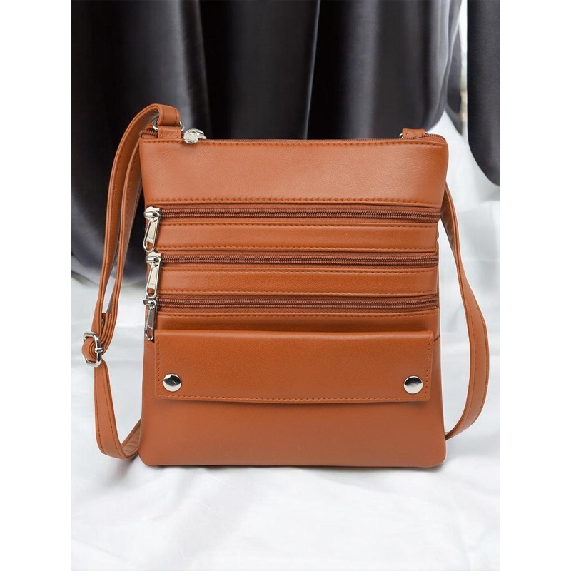 K London Leather Sling Bag