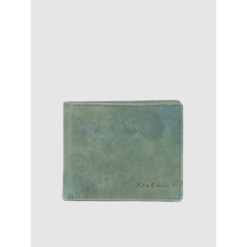 Mast & Harbour Men Leather Two Fold Wallet