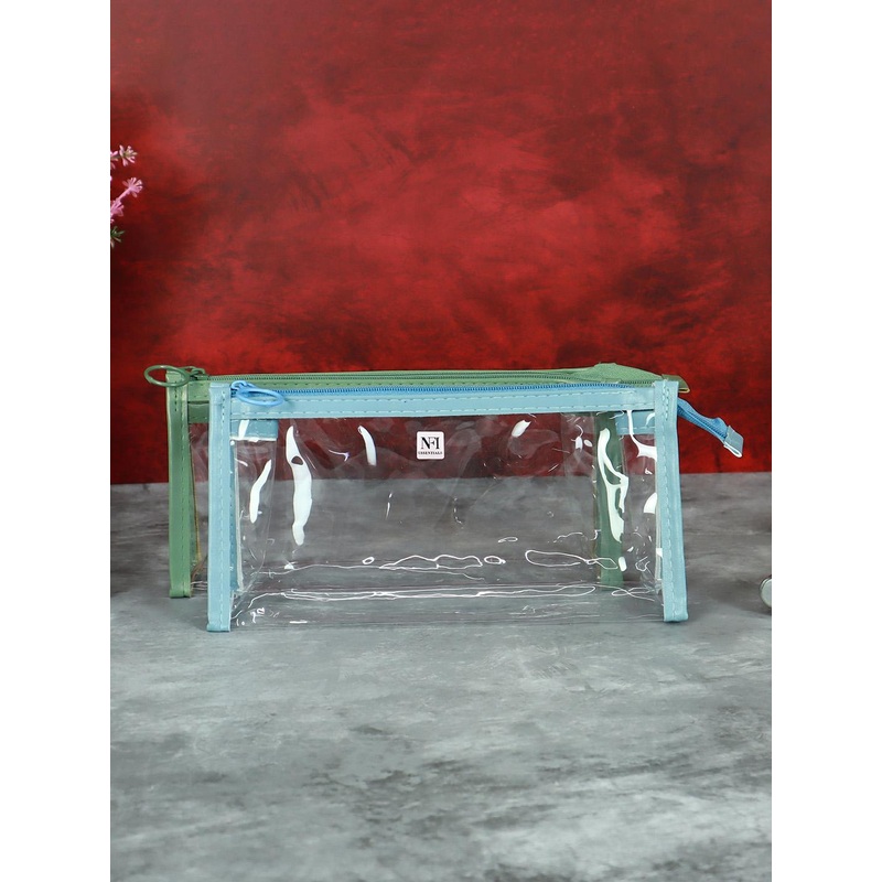 NFI essentials Set Of 2 Transparent Makeup Pouch