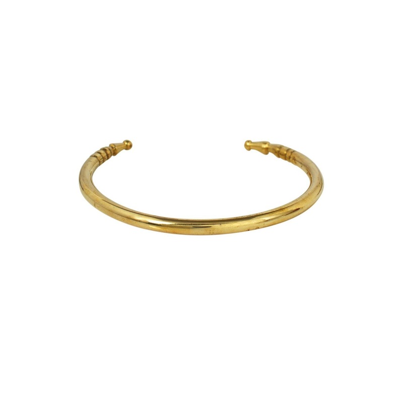 RAVIOUR LIFESTYLE Unisex Brass Kada Bracelet