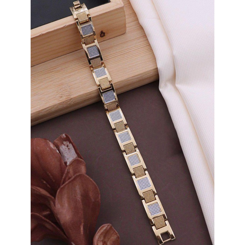 Roadster Gold-Plated Brass Bracelet