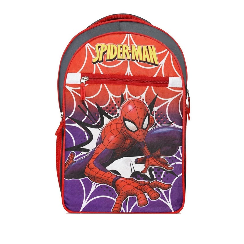Stylbase Men Spiderman Printed Zip Casual Backpack