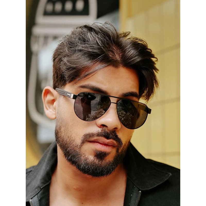 Urban Scissors Unisex Oval with UV Protected Lens Sunglasses POLAR-SUN