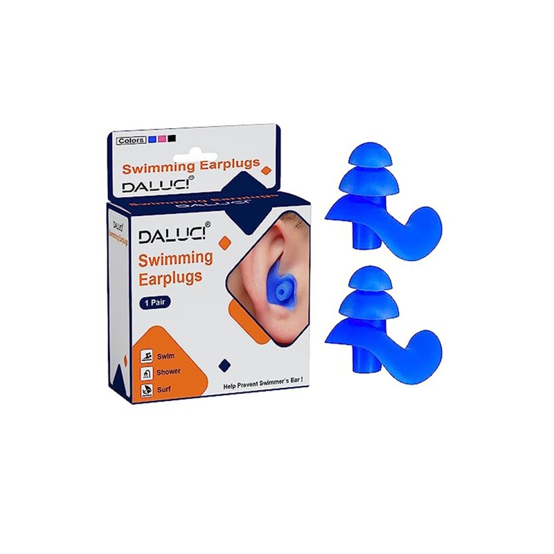 DALUCI 1 Pair 2nd Gen Silicone Waterproof Swimming Earplugs