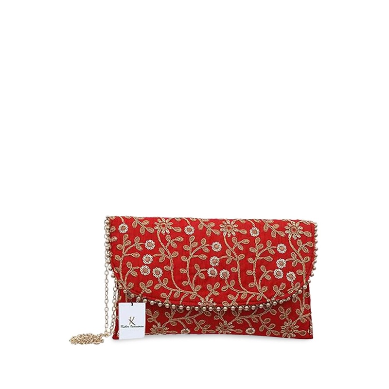 Kuber Industries Embroidered Purse Clutche