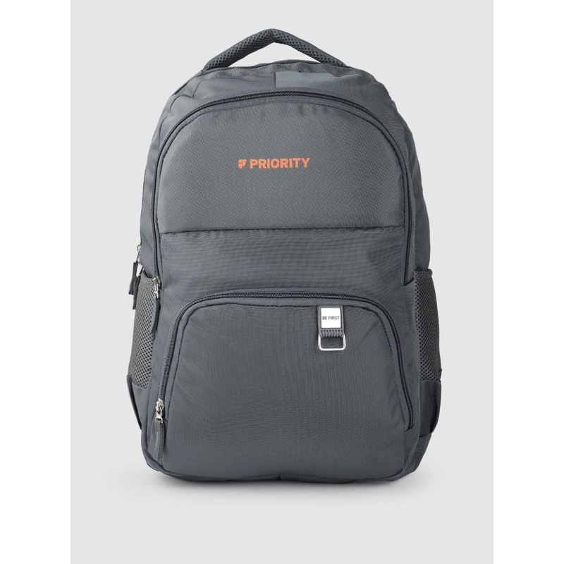 Priority Unisex Brand Logo Detail Laptop Backpack – 37 L