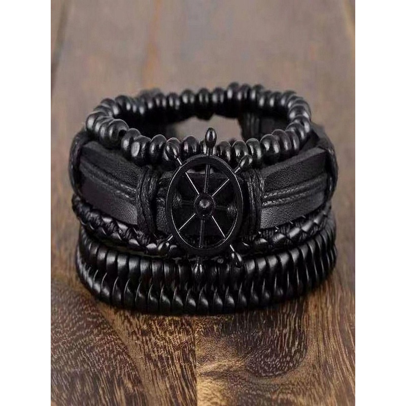 The Roadster Men Multistring Wraparound Bracelet