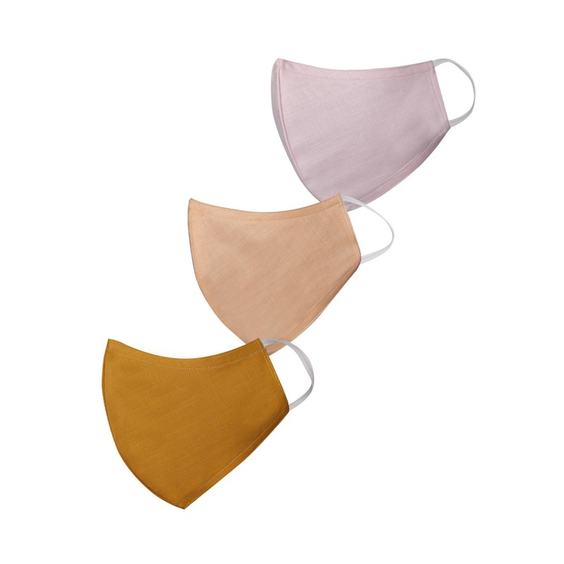 VASTRAMAY Unisex Pack Of 3 Reusable 3-Ply Protective Anti-Pollution Outdoor Masks