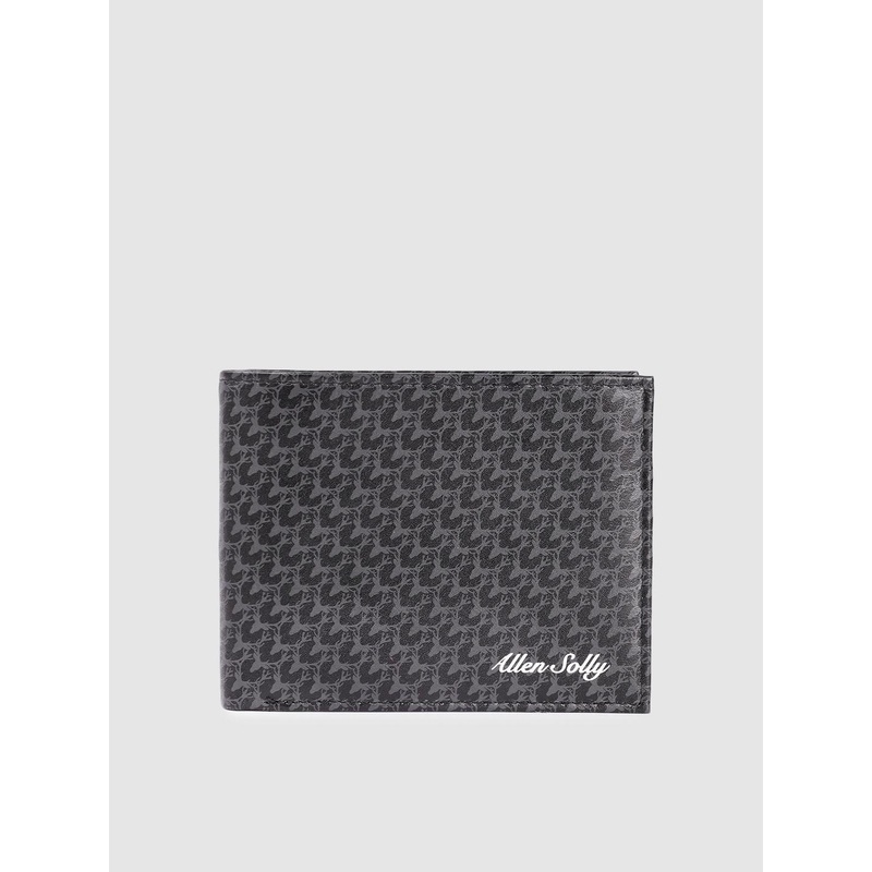 Allen Solly Men Brand Logo Printed Leather Two Fold Wallet