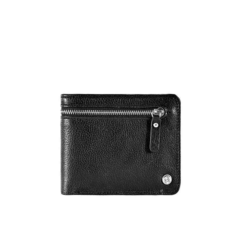 Eske Men Textured Leather Two Fold Wallet