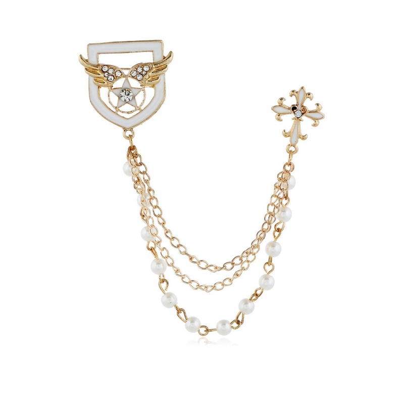 GEHNEY Joy of Jewels Gold-Toned Metal Brooch