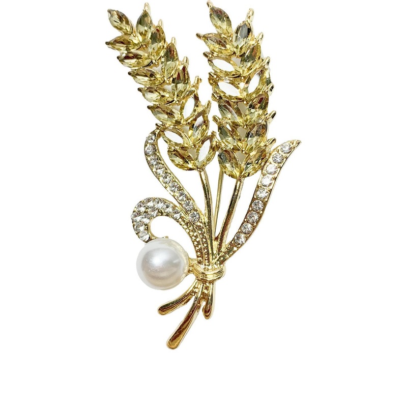 GEHNEY Joy of Jewels Gold-Toned Plated Metal Brooch