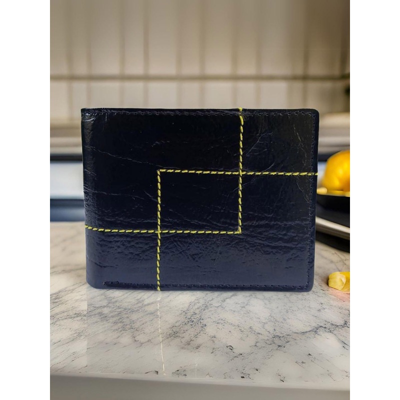 PERKED Men Leather Two Fold Wallet